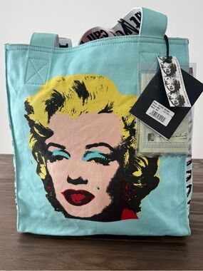 NEW Andy Warhol Pepe Jeans Marilyn Monroe Tote Bag